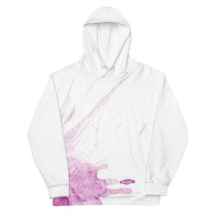 Watercolour Pink Splash - Unisex Hoodie