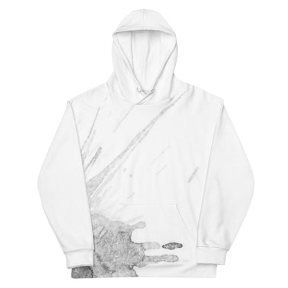 Watercolour Grey Splash - Unisex Hoodie