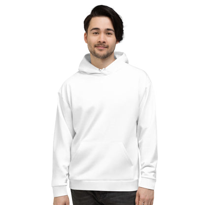 iSAW Unisex White Hoodie - iSAW Company