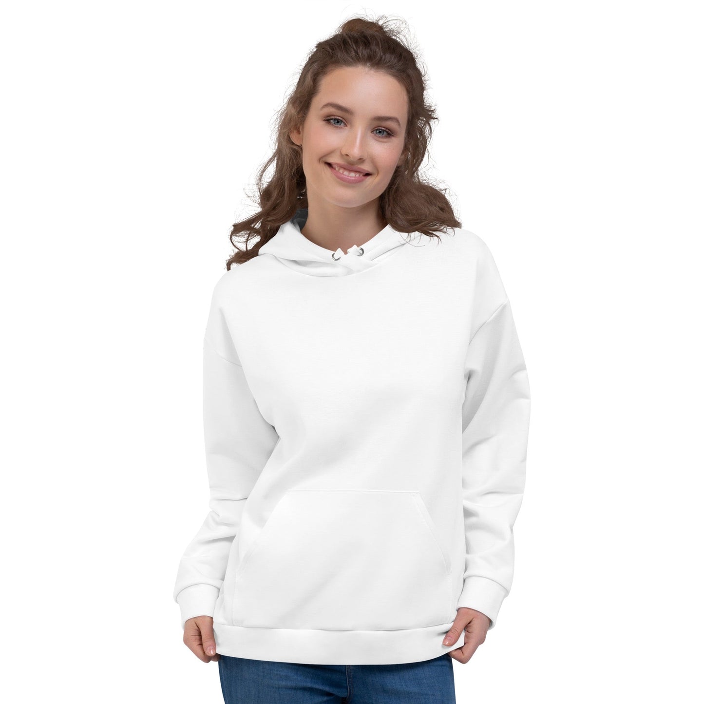 iSAW Unisex White Hoodie - iSAW Company
