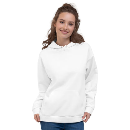 iSAW Unisex White Hoodie - iSAW Company