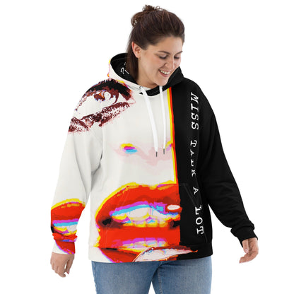 Miss Talk A Lot - Womens Hoodie