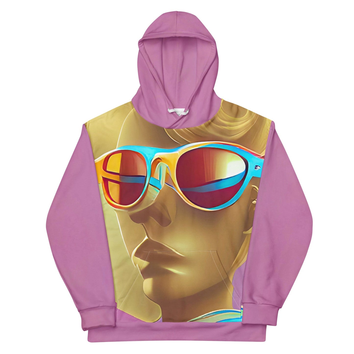 Retro Cool Pink - Womens Hoodie
