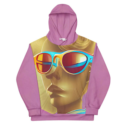 Retro Cool Pink - Womens Hoodie