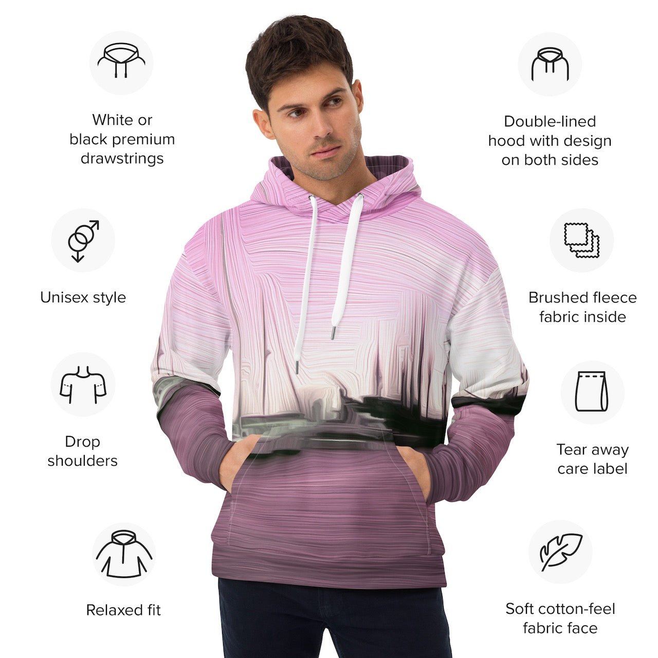 The Sleeping Yachts (at Evening) - Unisex Hoodie
