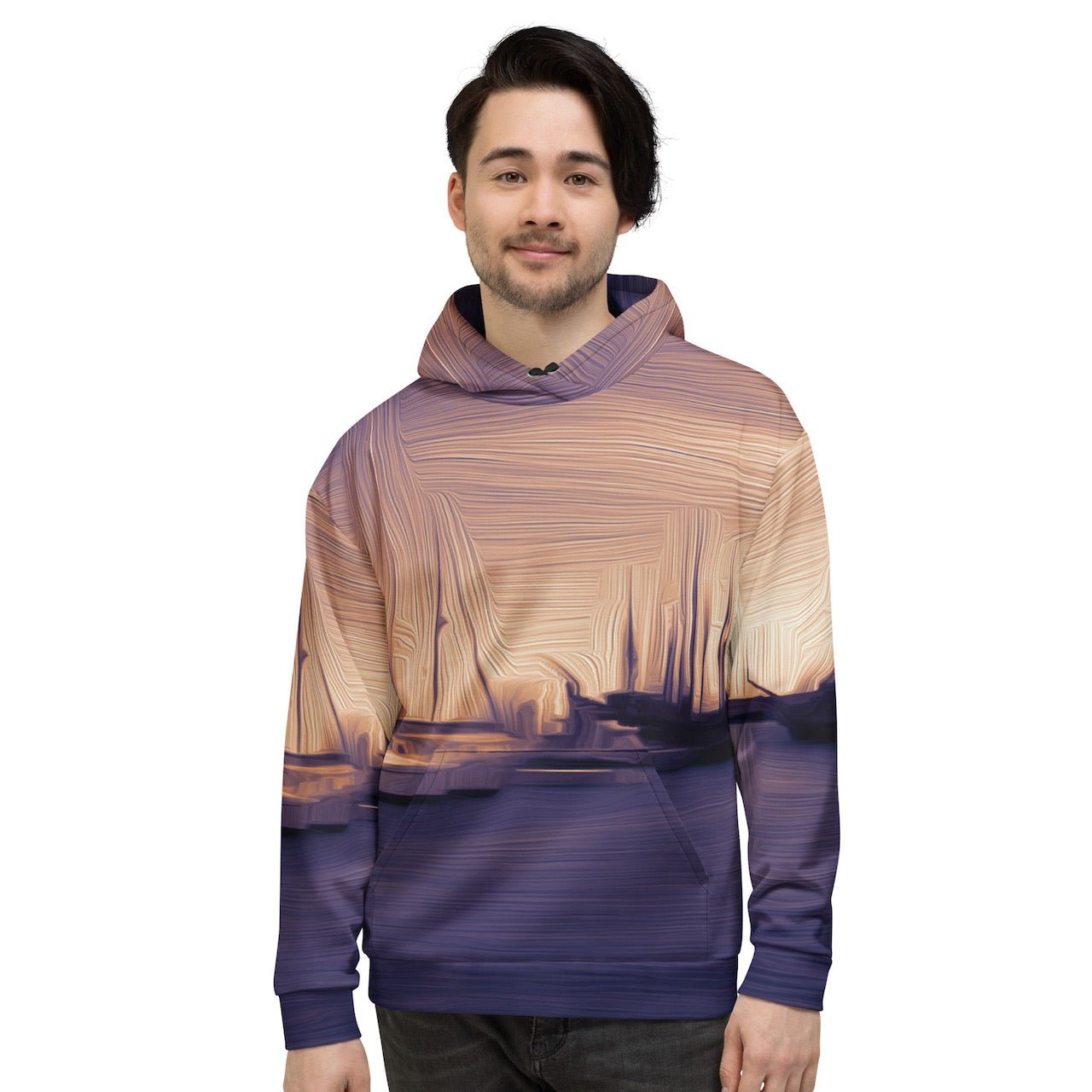 The Sleeping Yachts (at Sunset) - Unisex Hoodie