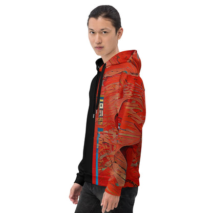 Half Black Half Hónghǎi - Unisex Hoodie