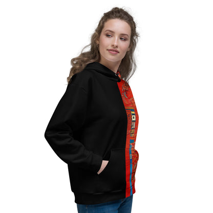 Half Black Half Hónghǎi - Unisex Hoodie