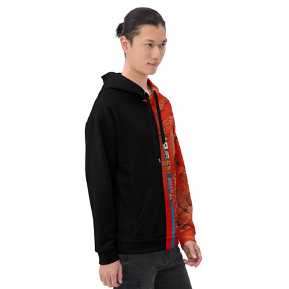 Half Black Half Hónghǎi - Unisex Hoodie