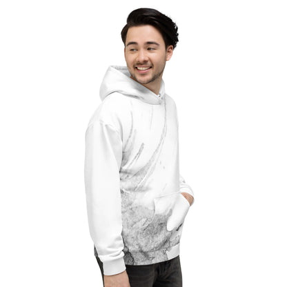 Watercolour Grey Splash - Unisex Hoodie