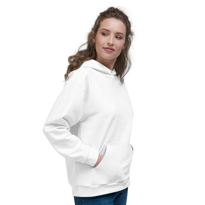 iSAW Unisex White Hoodie - iSAW Company
