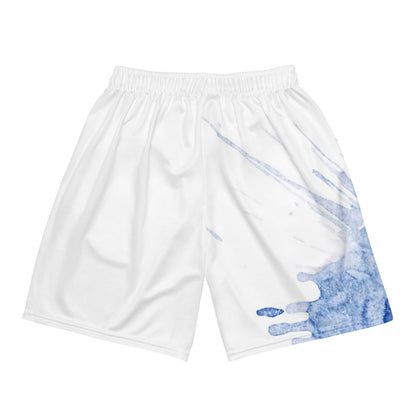 Watercolour Blue Splash - Unisex Mesh Shorts