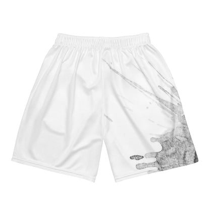 Watercolour Grey Splash - Unisex Mesh Shorts