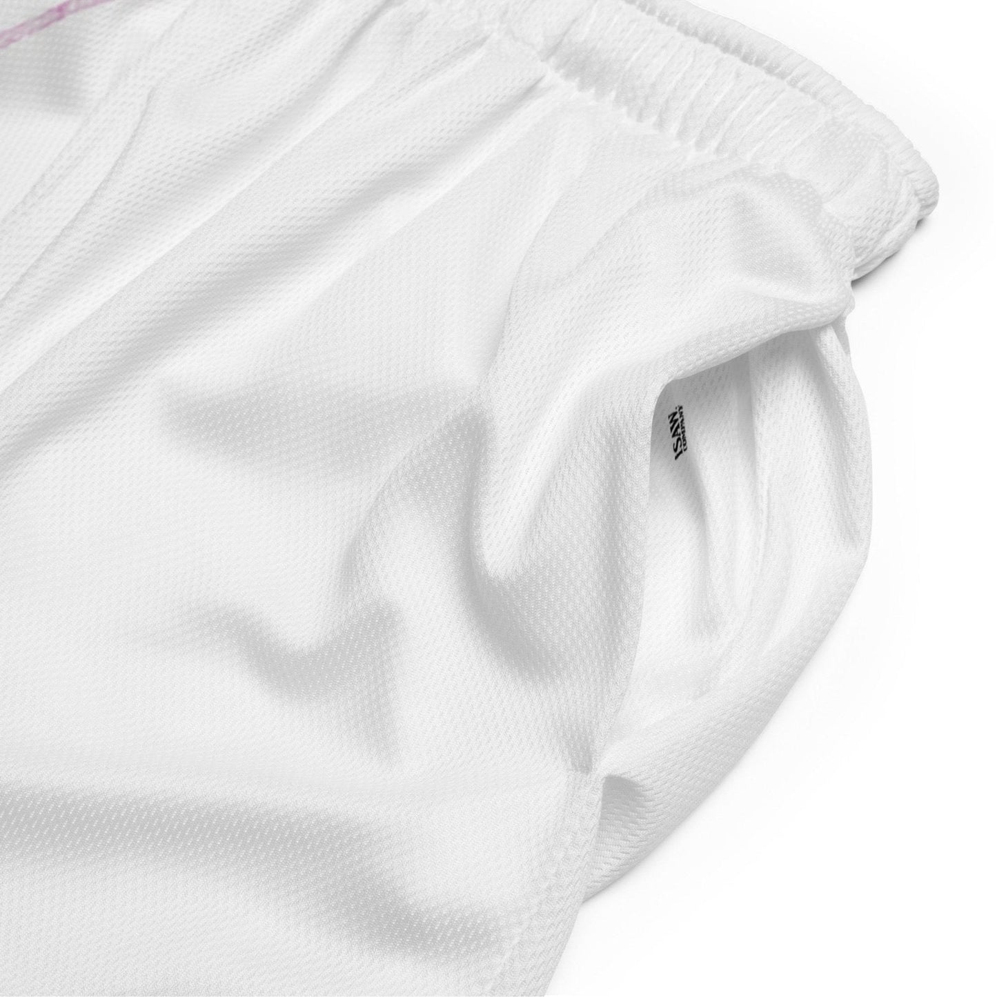 Watercolour Pink Splash - Unisex Mesh Shorts