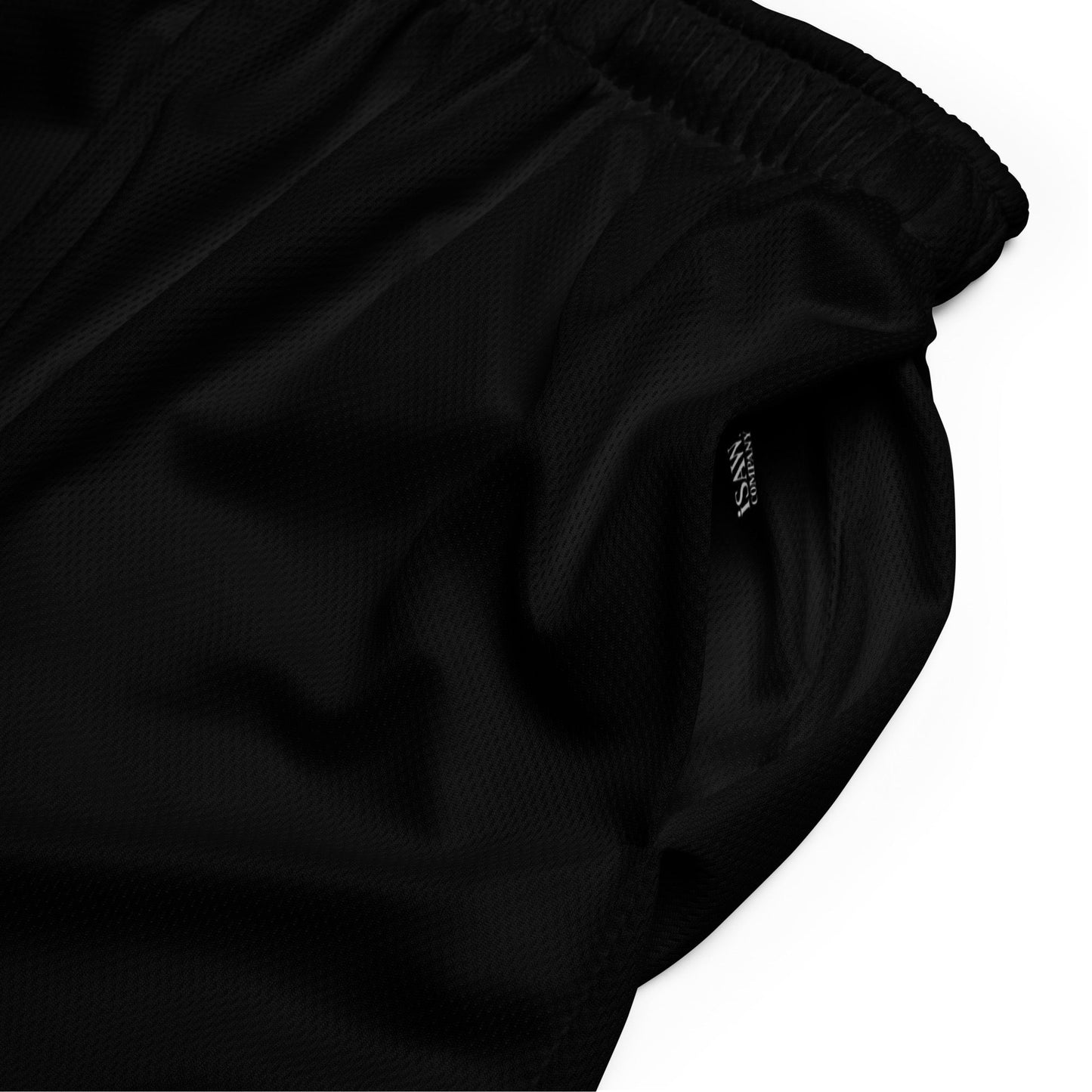 iSAW Unisex Black Mesh Shorts - iSAW Company