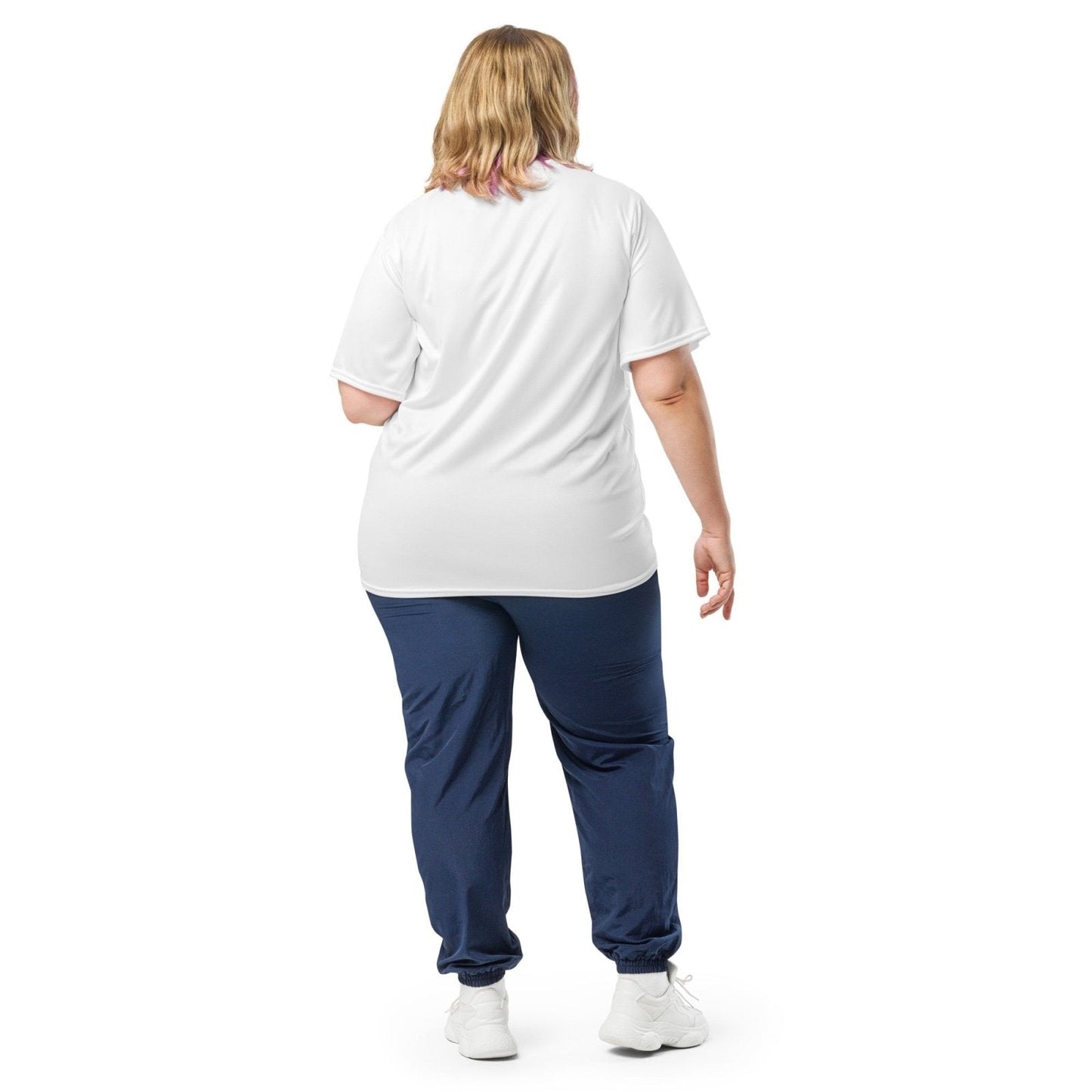 iSAW Unisex White Sports Jersey