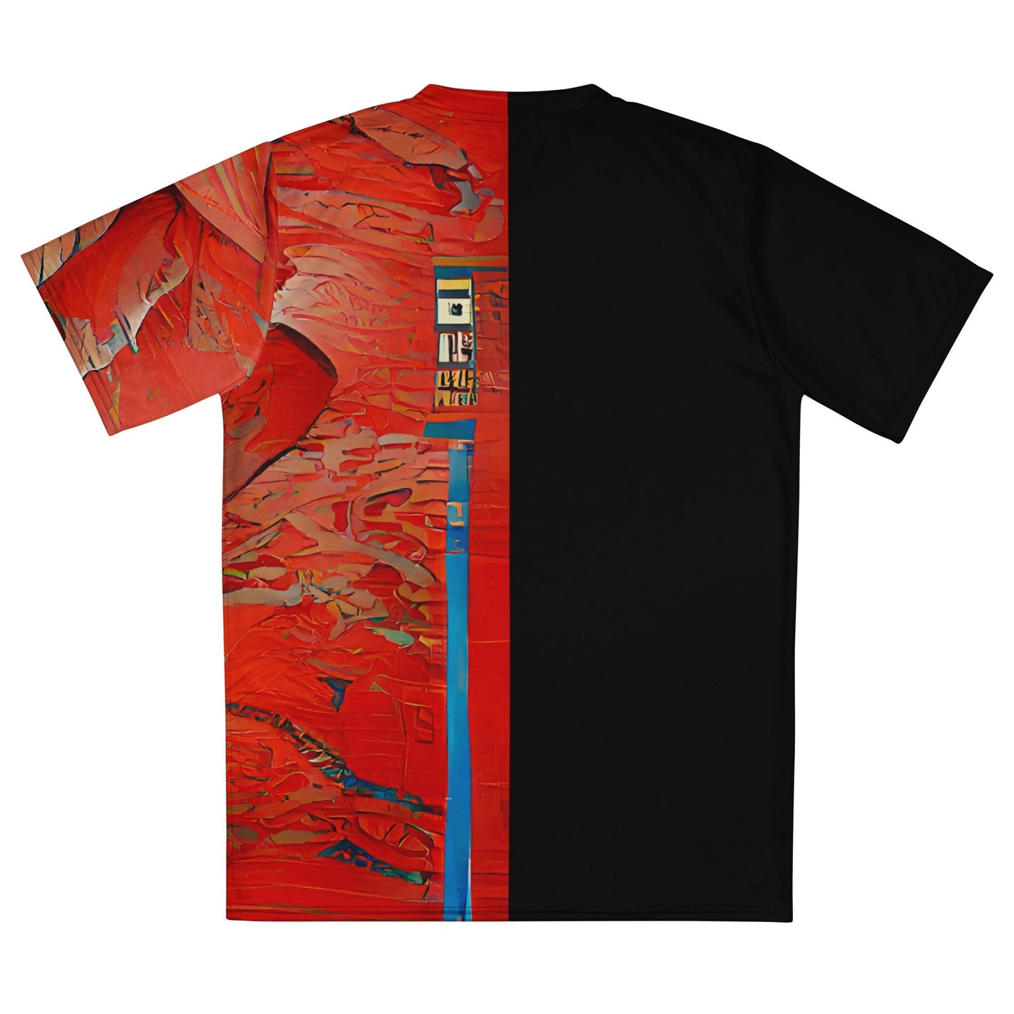 Half Black Half Hónghǎi - Unisex Sports Jersey