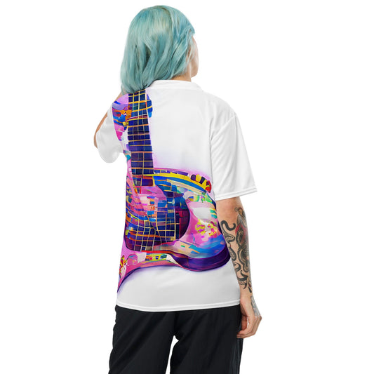 Hippie Guitar - Womens Sports Jersey