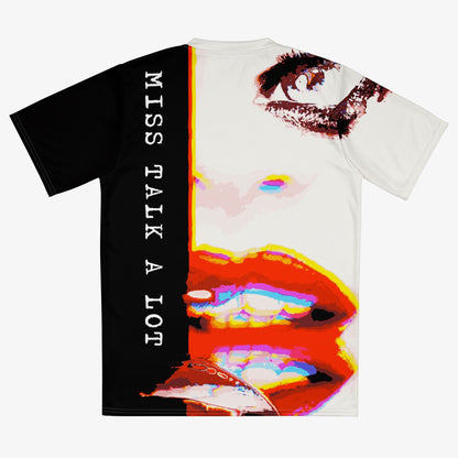 Miss Talk A Lot - Womens Sports Jersey