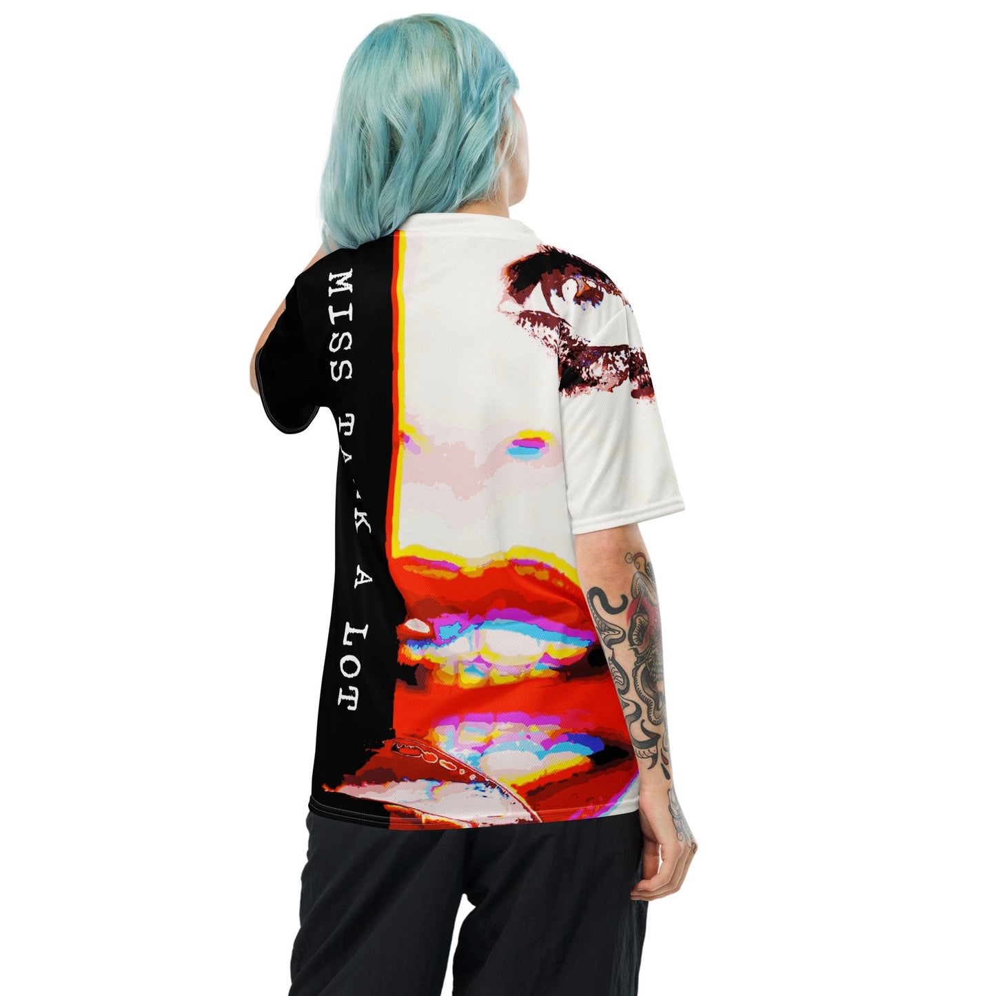 Miss Talk A Lot - Womens Sports Jersey