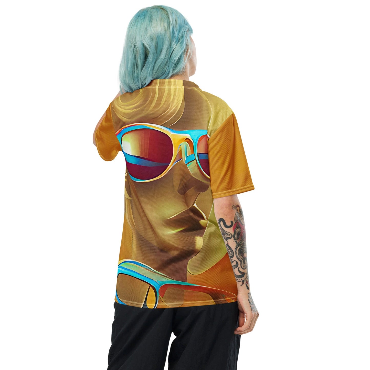 Retro Cool Orange - Womens Sports Jersey
