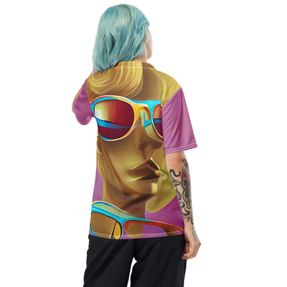 Retro Cool Pink - Womens Sports Jersey