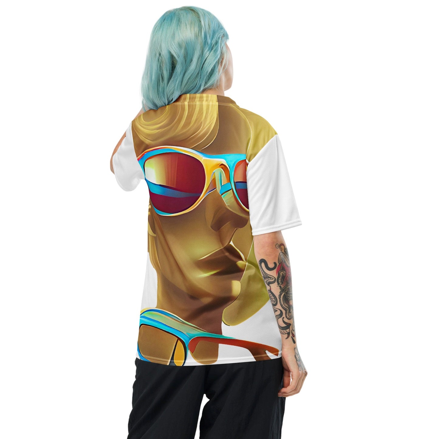 Retro Cool White - Womens Sports Jersey