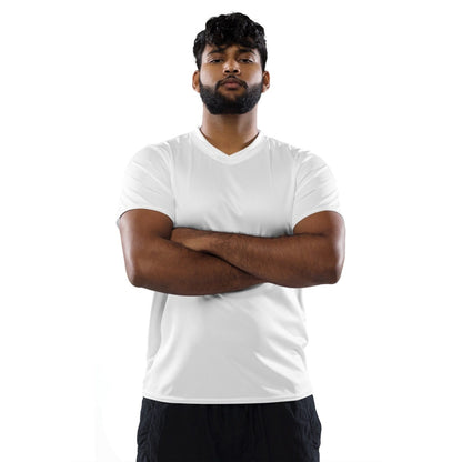 iSAW Unisex White Sports Jersey