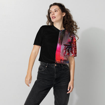 Half Black Half Báijiǔ - Unisex Sports Jersey