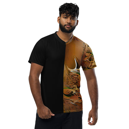 Half Black Half Gāolàng - Unisex Sports Jersey