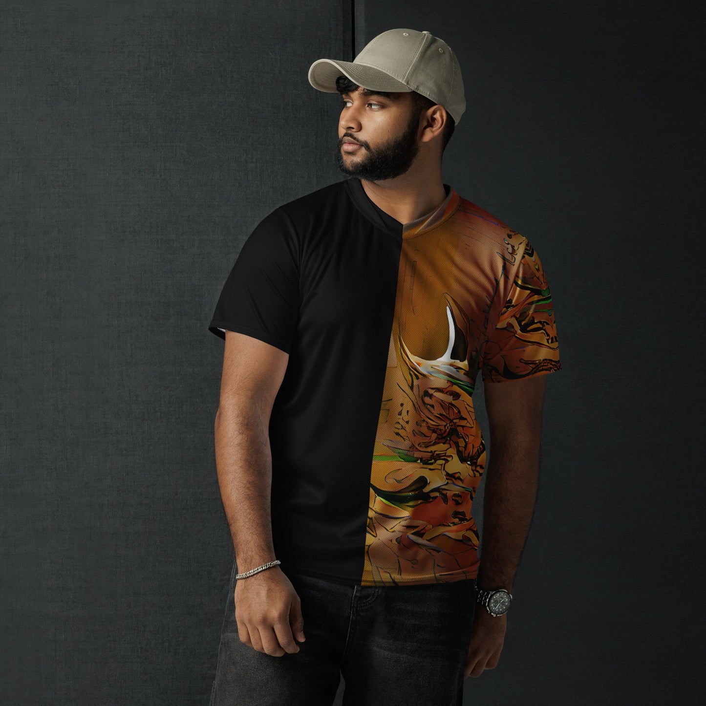 Half Black Half Gāolàng - Unisex Sports Jersey