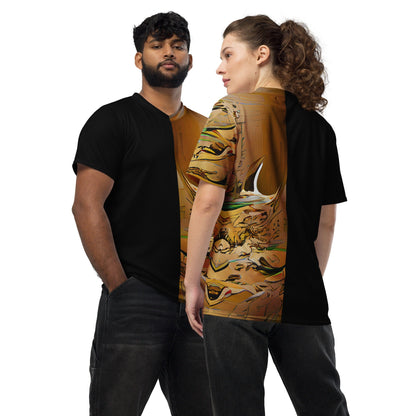 Half Black Half Gāolàng - Unisex Sports Jersey
