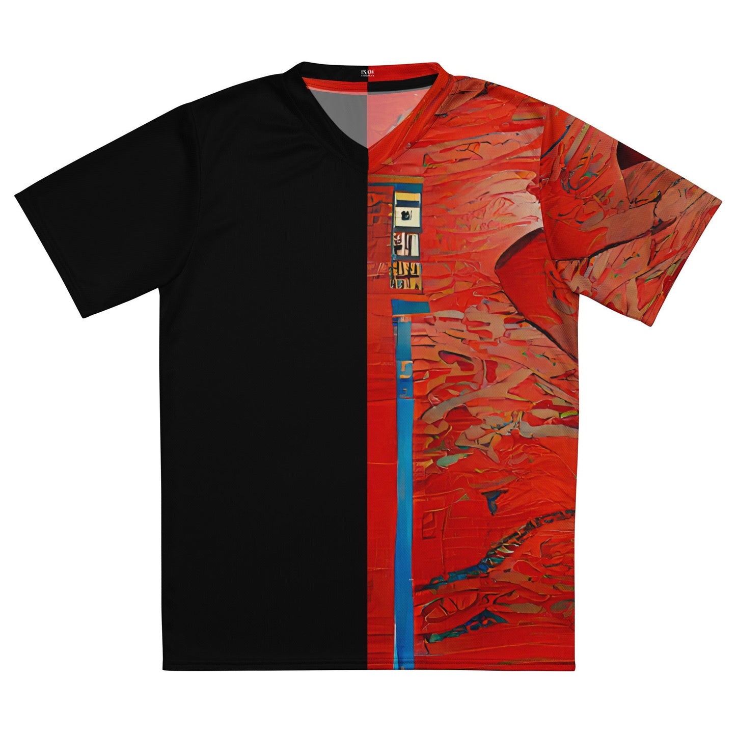 Half Black Half Hónghǎi - Unisex Sports Jersey