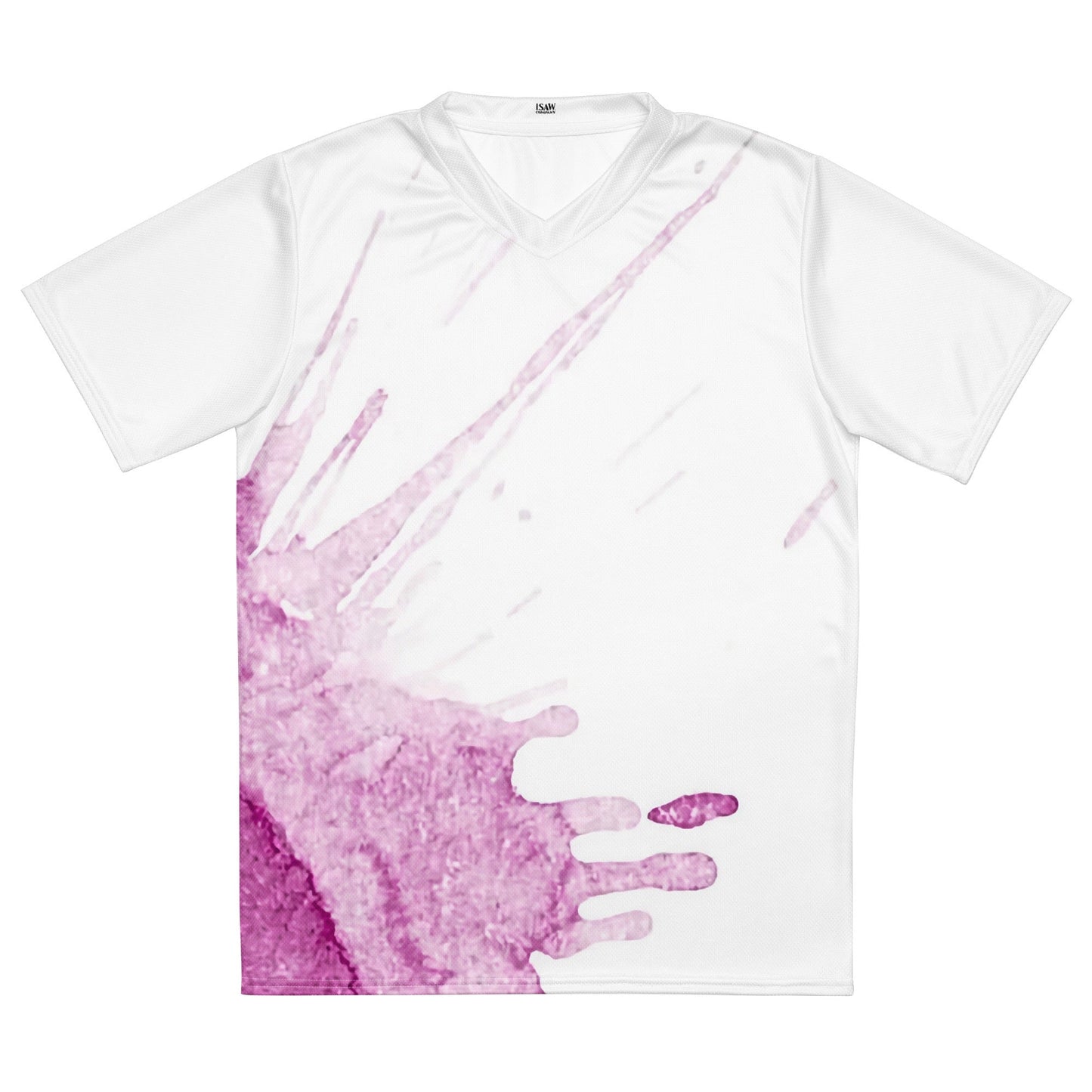 Watercolour Pink Splash - Unisex Sports Jersey