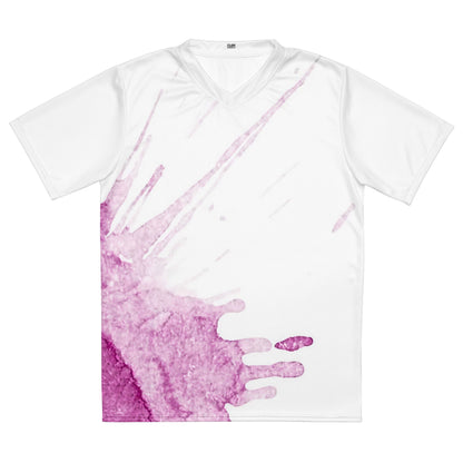 Watercolour Pink Splash - Unisex Sports Jersey
