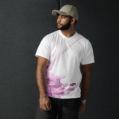 Watercolour Pink Splash - Unisex Sports Jersey
