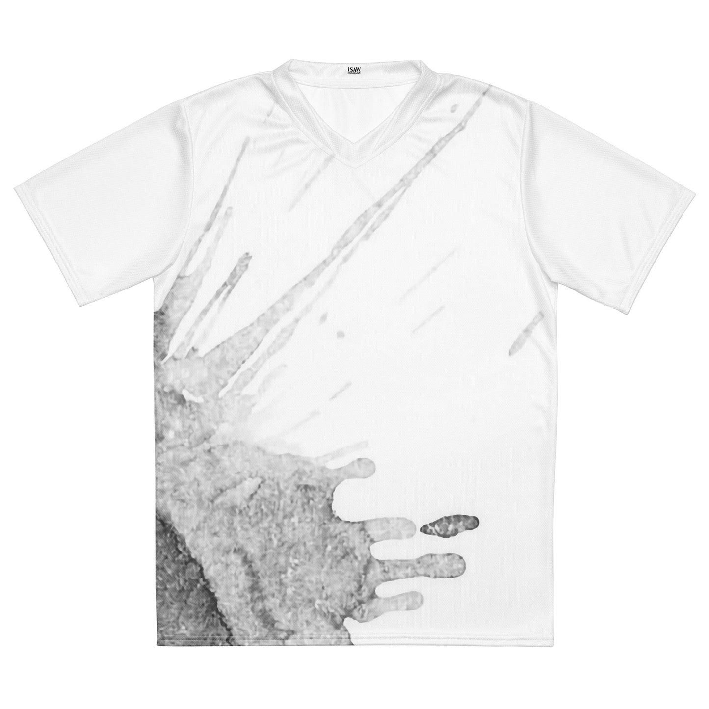 Watercolour Grey Splash - Unisex Sports Jersey