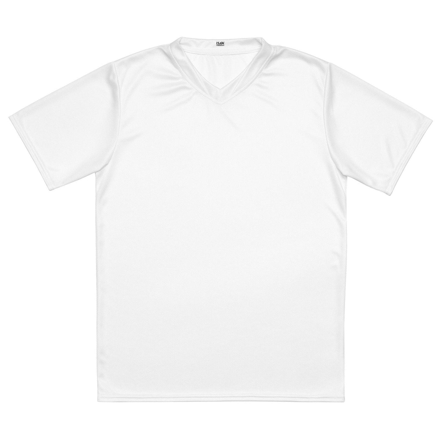 iSAW Unisex White Sports Jersey