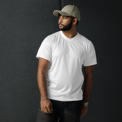 iSAW Unisex White Sports Jersey