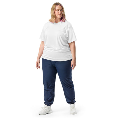 iSAW Unisex White Sports Jersey