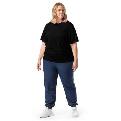 iSAW Unisex Black Sports Jersey