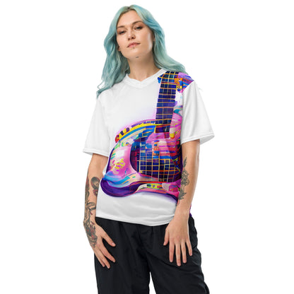 Hippie Guitar - Womens Sports Jersey