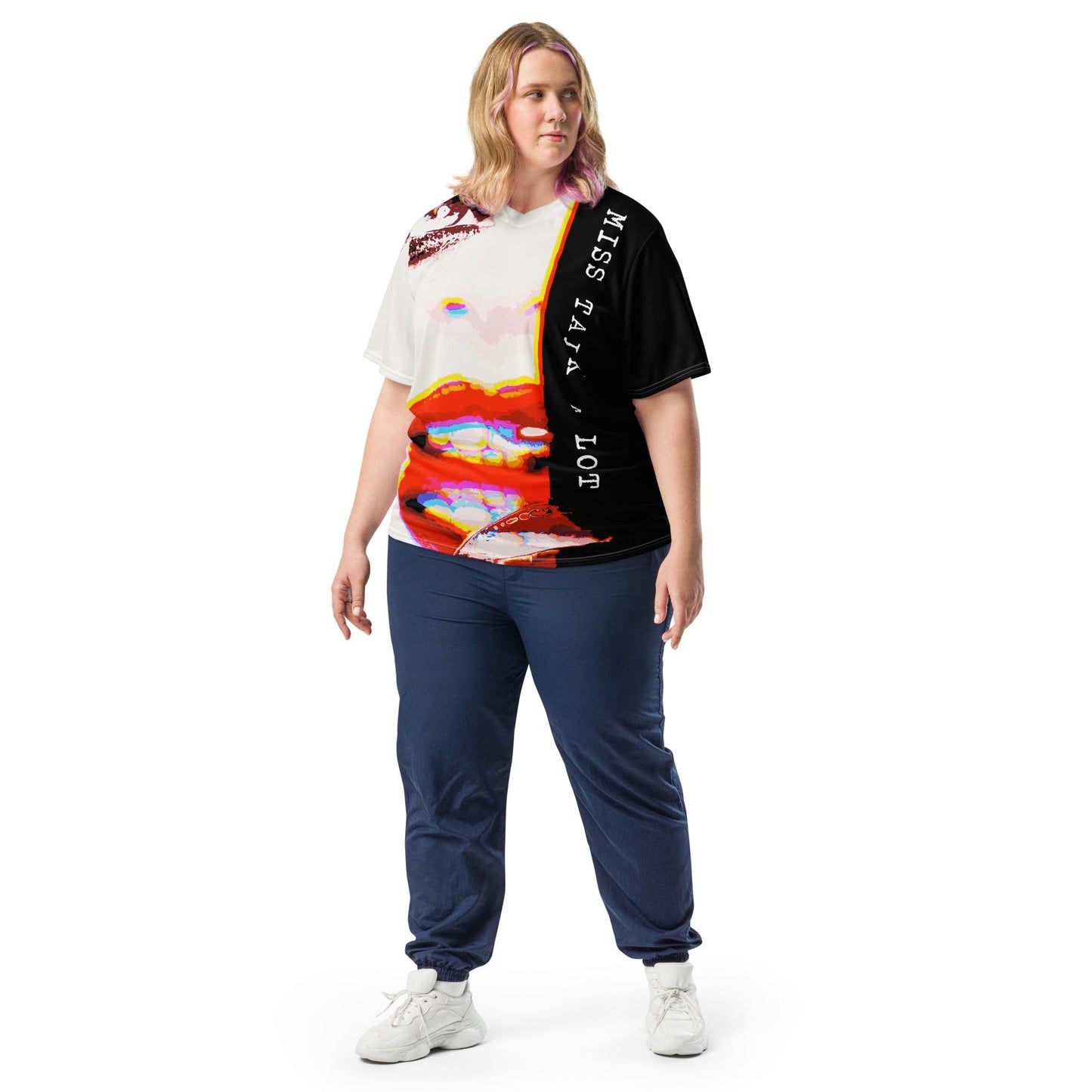 Miss Talk A Lot - Womens Sports Jersey