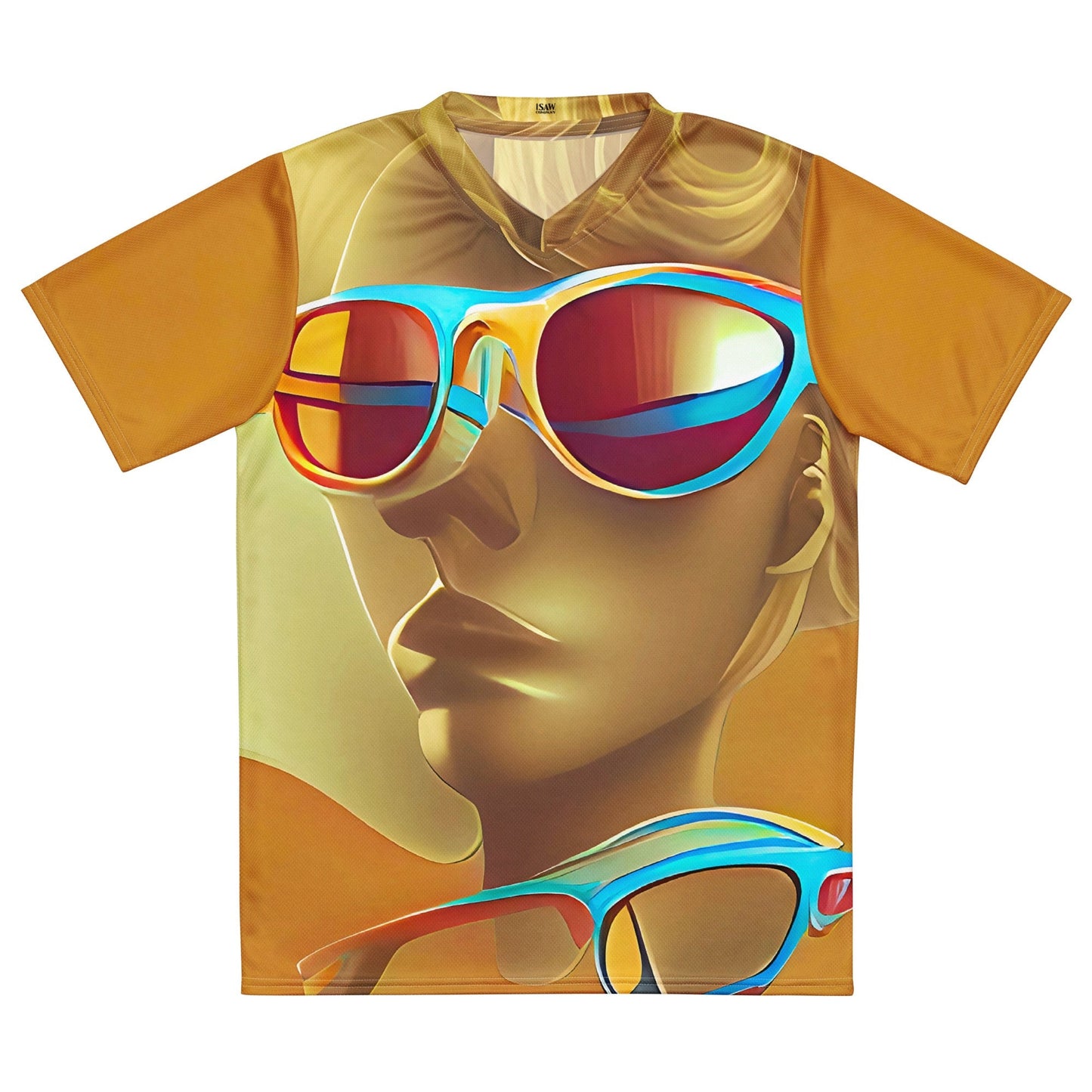 Retro Cool Orange - Womens Sports Jersey