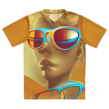 Retro Cool Orange - Womens Sports Jersey