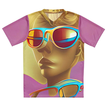 Retro Cool Pink - Womens Sports Jersey