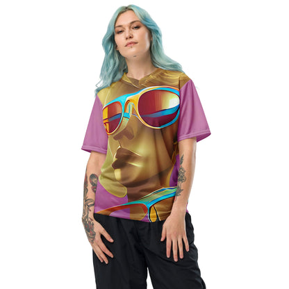Retro Cool Pink - Womens Sports Jersey