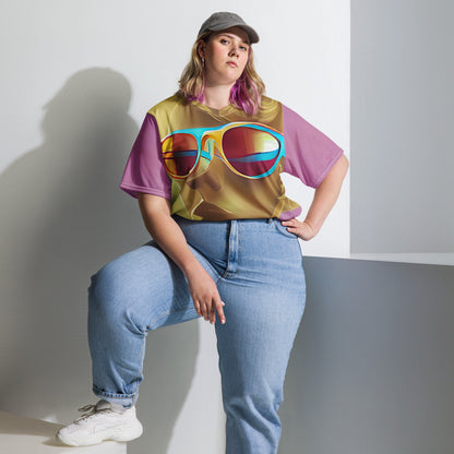 Retro Cool Pink - Womens Sports Jersey