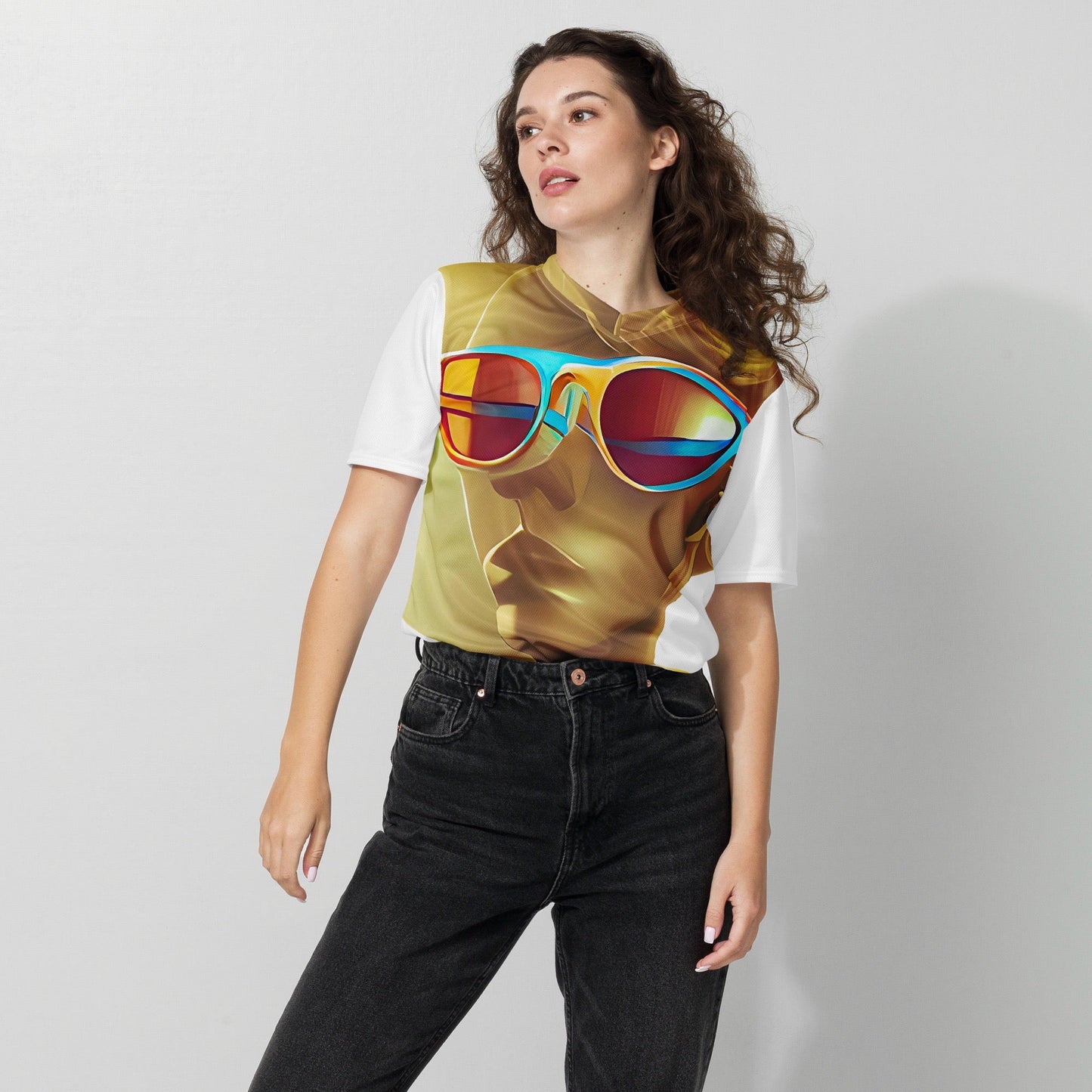 Retro Cool White - Womens Sports Jersey