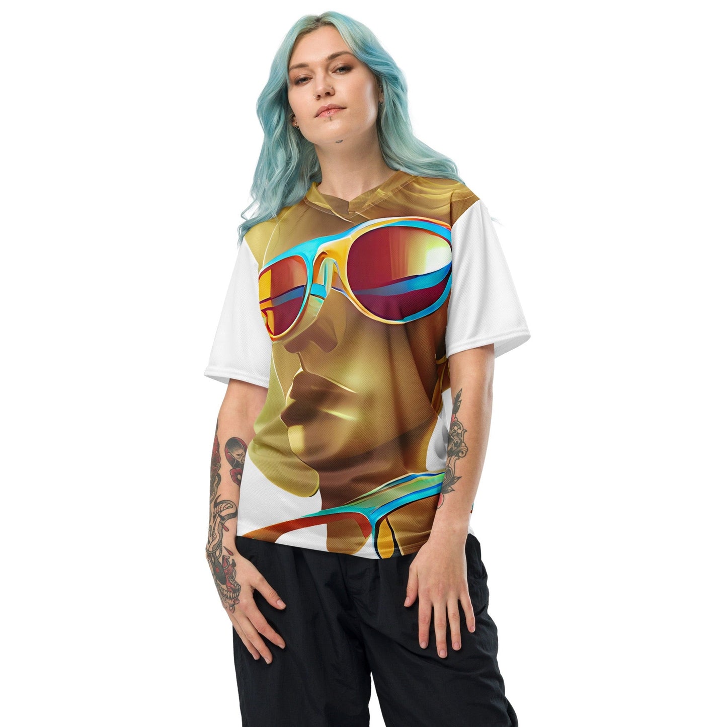 Retro Cool White - Womens Sports Jersey